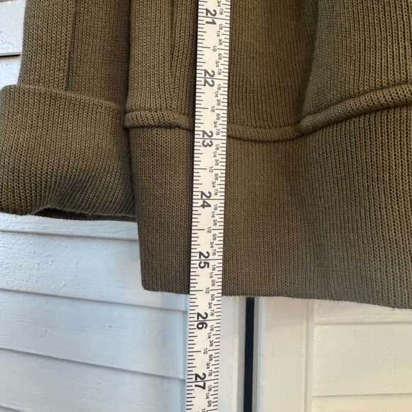 Duluth Trading Co Women's Olive Crewneck Sweatshirt - Picture 4 of 7